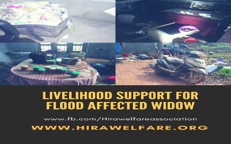 Livelihood Support For Flood Affected Widow