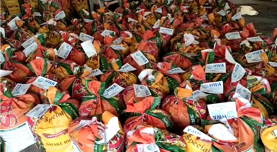 Ration Packing for people in distress due to Covid Situation