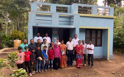 House Handover to flood victims by HMS students