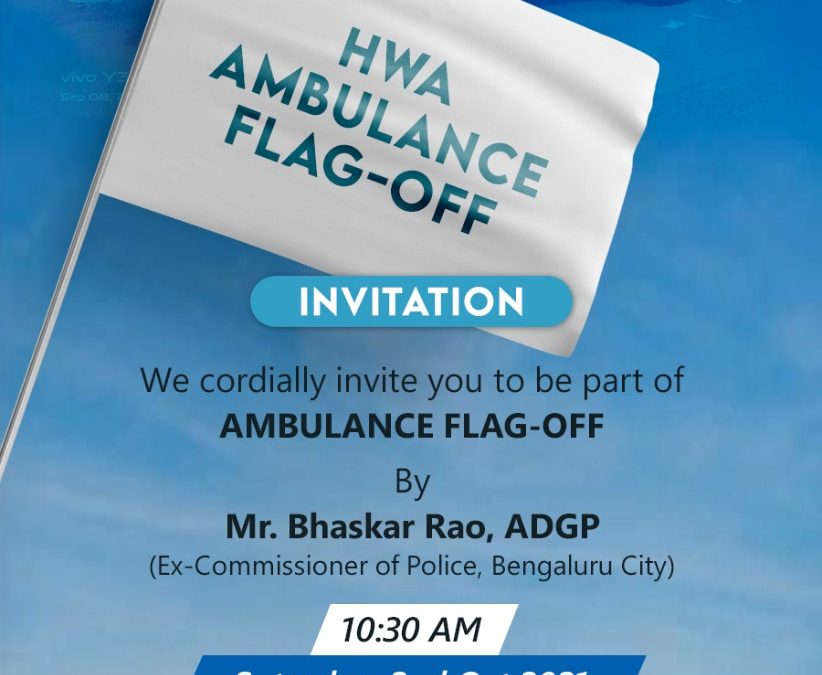 HWA Ambulance Flag-Off