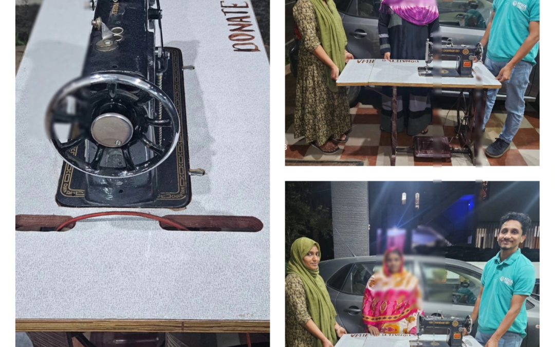 HWA Charitable Foundation has empowered two women in the HWA BEL Road Unit by providing sewing machines