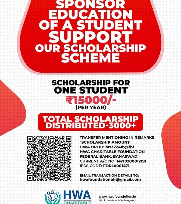 HWA’s Scholarship Fund Collection Drive