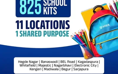 825 School Kits 11 Locations and 1 Shared Purpose