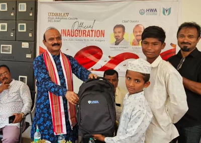 UDBHAV-Slum-Adoption-Centre-–-BEL-Road-official-inauguration-School-Kit-distribution-program